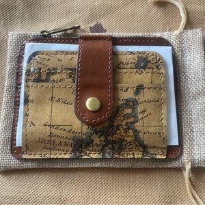 Patricia Nash Cassis Leather ID Credit Card Case RFID protected